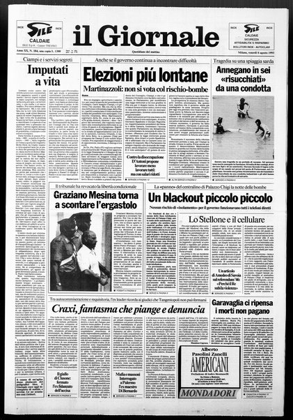 Il giornale : quotidiano del mattino